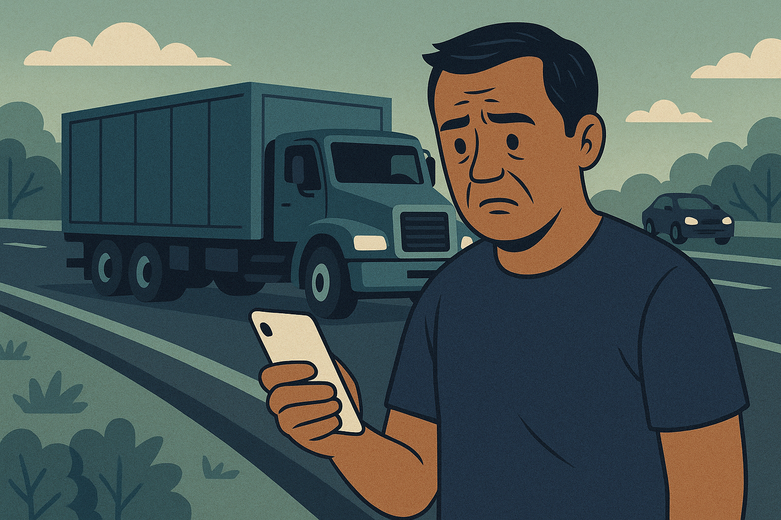 Aposentada segurando celular e navegando no aplicativo Meu INSS para verificar o extrato de pagamento.